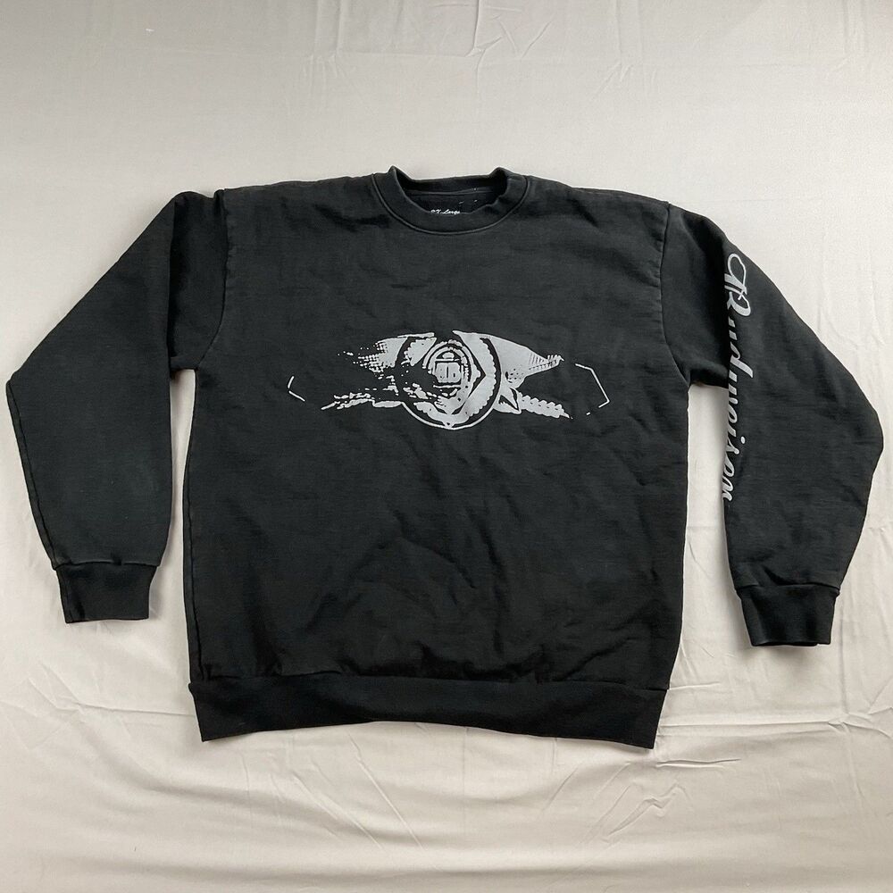 Budweiser X Halsey Black Graphic Sweatshirt 3XL Crewneck‎ Unisex Limited